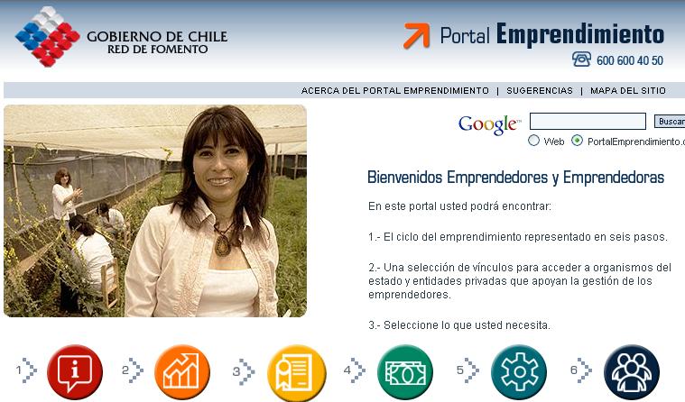 Chile y su Portal Emprendimiento:Tecnología para emprender
